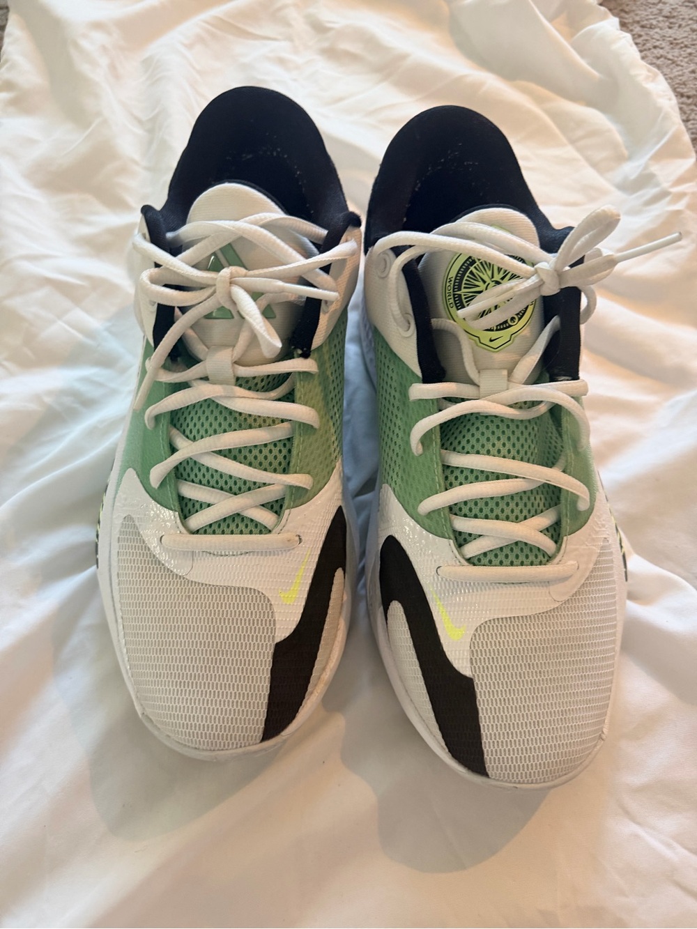 Nike Green, White & Black Athletic Sneakers